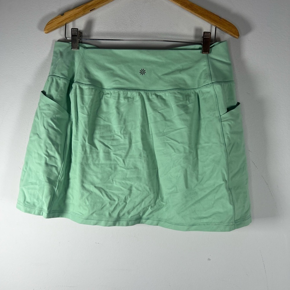 Athleta Salutation Stash 14.5" Skort Skirt Raleigh Green Size XL - Picture 8 of 8